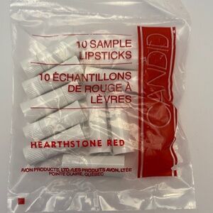 VTG Avon Candid  Hearthstone Red Sample Lipstick set NIP